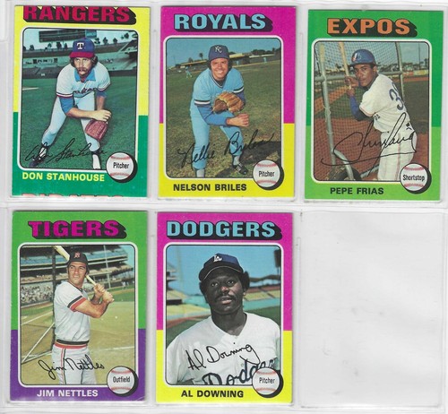 1975 Topps Baseball Cards Singles #401 to #500 - Picture 132 of 137