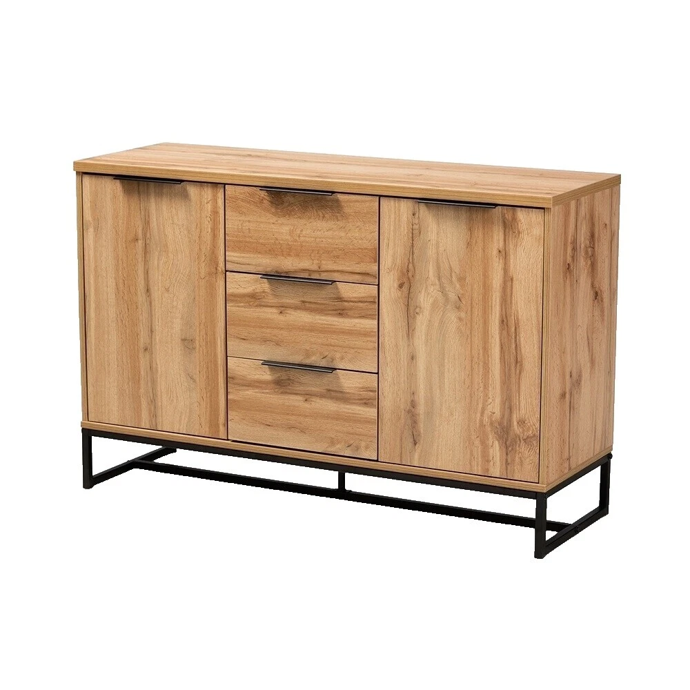 Wood Veneer Black Sideboards, Buffets & Trolleys