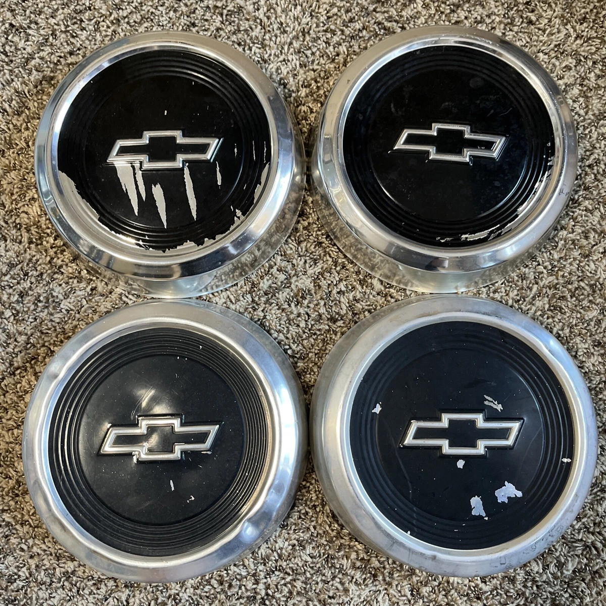 4 Set Chevy S10 Blazer OEM Wheel Rim Hubcap Cover Dog Dish Poverty