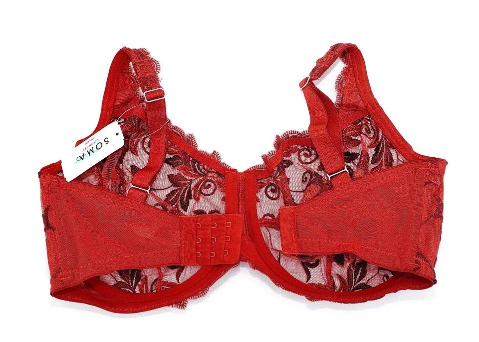 Sujetador sin forro de encaje sensual Soma Intimates ~Hogar en última cabina~ Talla: 34G [NUEVO CON ETIQUETAS] Foto 2 de 4