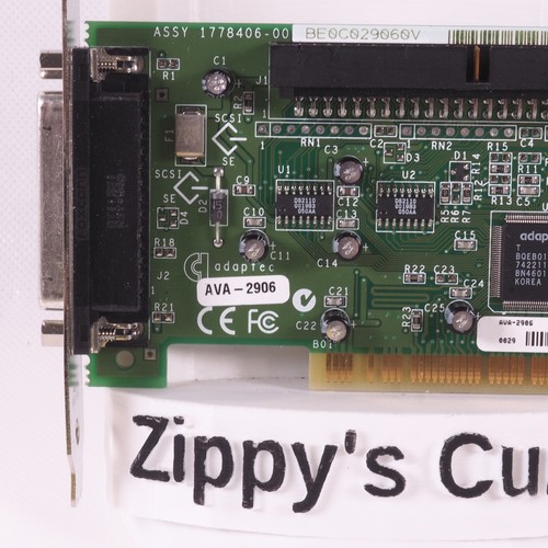 Adaptec AVA-2906 PCI Controller Card SCSI Expansion Adapter - 50 Pin - DB-25 - Afbeelding 3 van 6