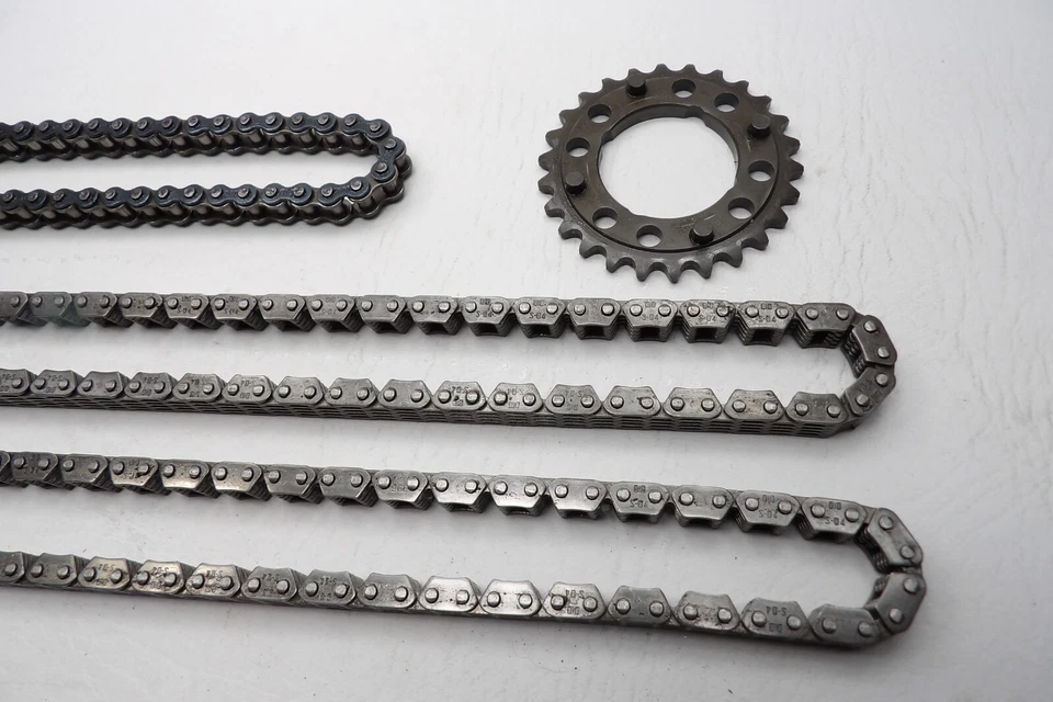 本田 VF750 Magna 发动机零件凸轮轴链和链轮油泵传动链 — 第 3/4 张图片