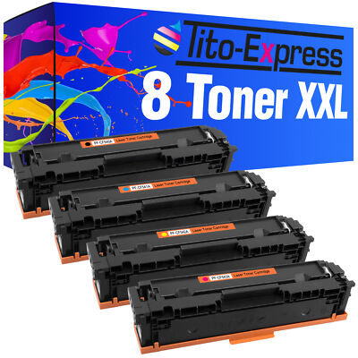 8 Toner XXL PlatinumSerie für HP Color LaserJet Pro M 254 DNW M 254 DW M 254 NW 