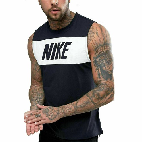 TOP DA DONNA Nike classic svoosh nero canotta palestra sport running corsa  moda EUR 26,00 - PicClick IT