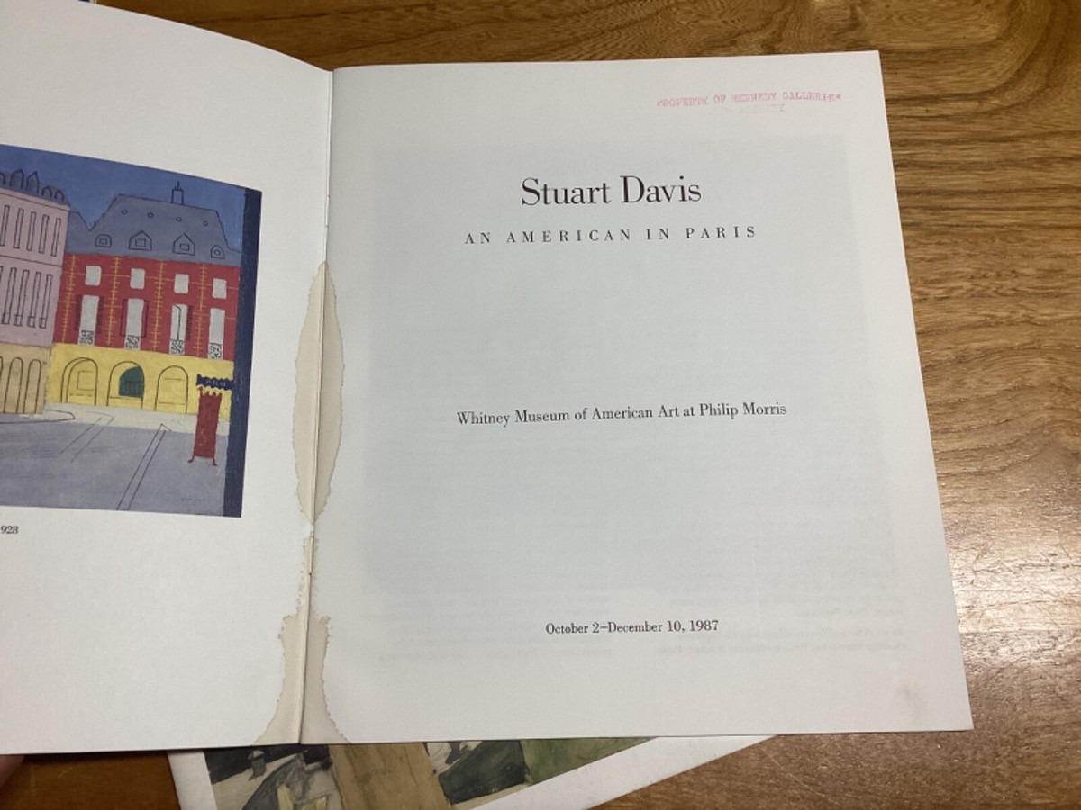 Stuart Davis  作品集 [貴重] Stuart Davis 作品集 [貴重] 1960-1987 Collection OF 7 Pieces