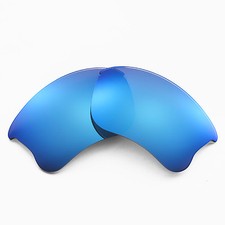 Walleva Ice Blue Non-Polarized Replacement Lenses For Oakley Flak Jacket XLJ