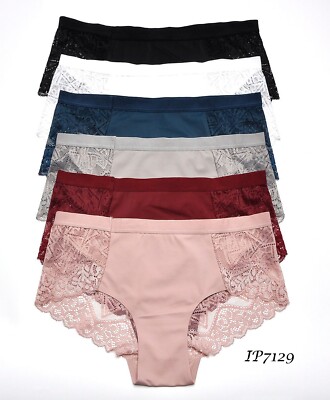 3/6 Women Soft Underpants Seamless Lingerie Briefs Panties Hipster Underwear 129