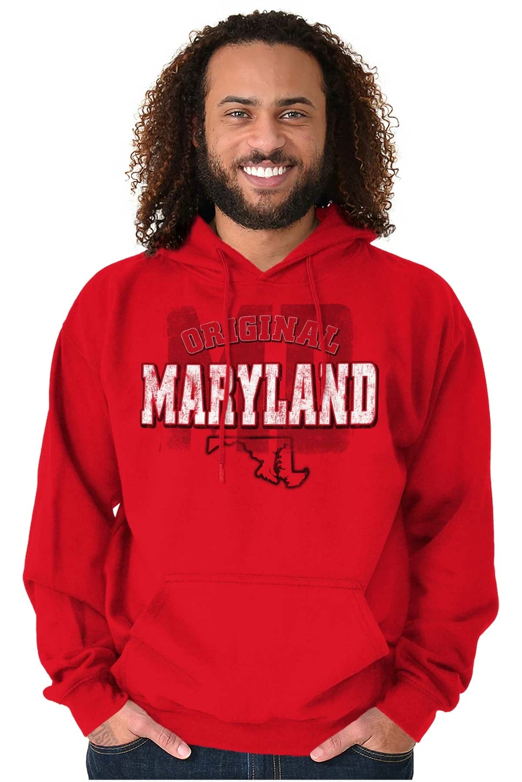 VETEMENTS Maryland Original Hometown Vacation Gift MD Hoodie Hooded Sweatshirt Men Women