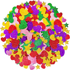 24 Sheets Valentines Stickers with 280 PCS Foam Stickers Kids Craft Party Favors