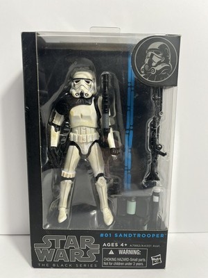 Star Wars 2014 Black Series #01 Sandtrooper Blue Line 6 Inch Figure NIB