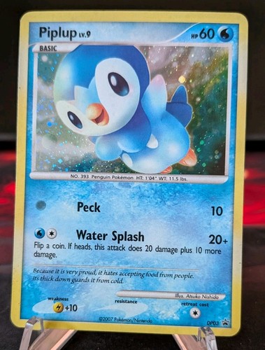 Piplup DP03 Holo Pokemon Card Diamond And Pearl Promo LP