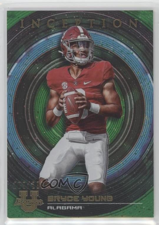 2022-23 Bowman Inception University Green Foil /299 Bryce Young #81