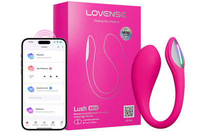 Lush Mini App-Controlled Personal Massager Bluetooth - Lovense 
