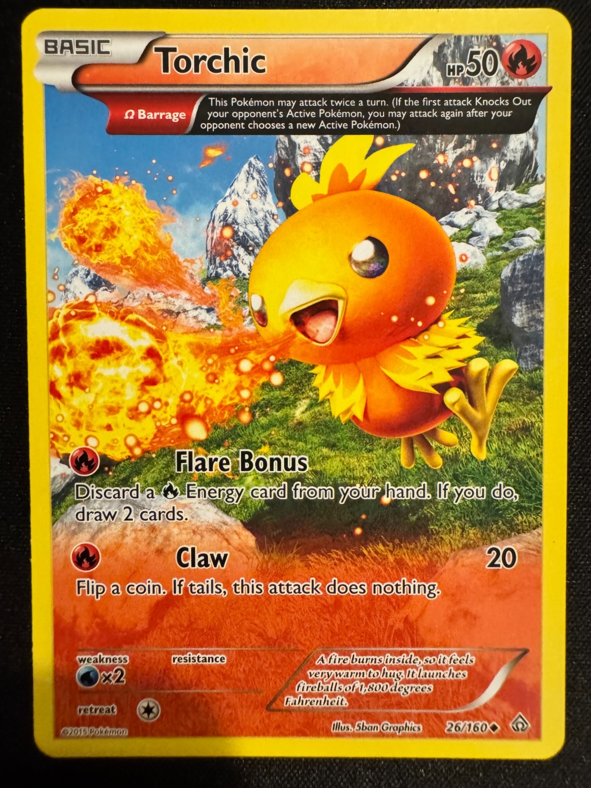 Pokemon TCG Torchic #26 Pokemon Primal Clash Near Mint NonHolo