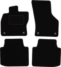 Fußmatten Automatten Velours Schwarz für Skoda Superb III 2015-2020 4-tlg