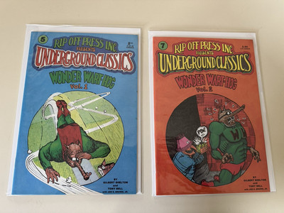 Underground Classics #7 #5  Rip Off  Wonder Wart-Hog  VOL 1 & 2  SHIPS SAME DAY