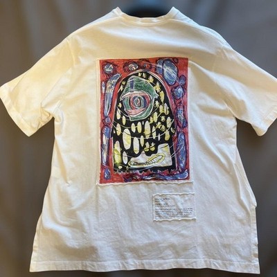 CHARLES JEFFREY LOVERBOY Art Print T-Shirt M Size Cotton Made in Portugal