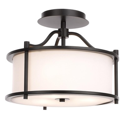 Semi Flush Mount Ceiling Light 3 Light Ceiling Light Fixture Close to Ceiling...