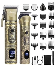 Hair Clippers for Men Professional with Beard Trimmer, Barber Clippers and Tr...
