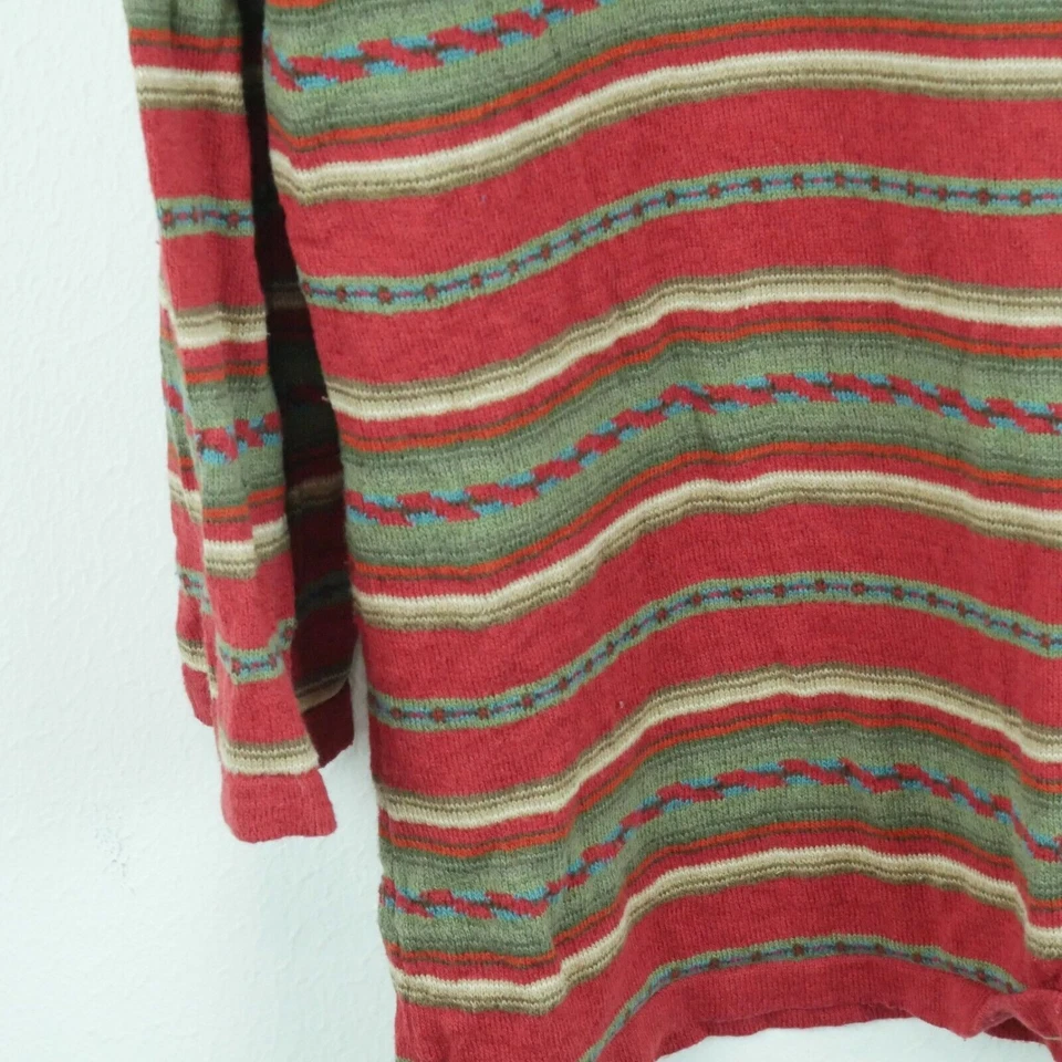 Top boho granola vintage para mujer XL mezcla de lino suroeste occidental años 90 niña Foto 3 de 4