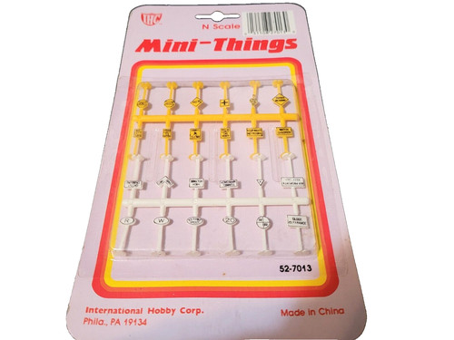 Señales de tráfico International Hobby Corp IHC Mini-Things 52-7013 24 piezas - escala N | Zustand: New
