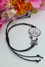 Hunter × Hunter Killua Zoldyck Bolo Cord Charm Bracelet Japanese Anime