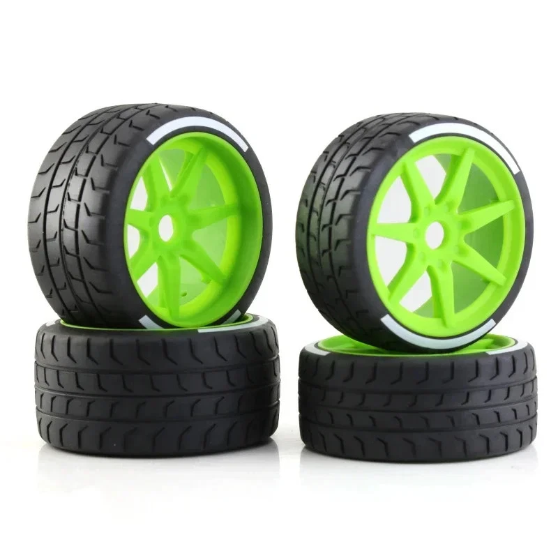 4pcs 53/107 42/100 Tire Tyre 17mm Wheel Hex for Arrma 1/7 Felony FSR Model GT RC - Image 2 of 4
