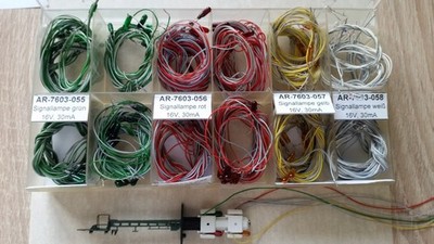 5x Arnold 7603-058 Signallämpchen weiß, 12-16V, 30mA für Lichtsignale, etc.