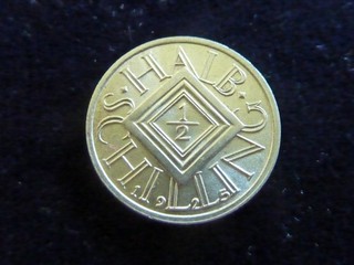 1/2 Schilling 1925 1. Republik Silber vz !! Erhaltung !!