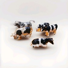 BRITAINS FARM ANIMAL MODELS, FRIESIAN Cows Bundle Of 5 Vintage Job Lot