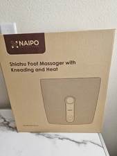 NAIPO Shiatsu Foot Massager With Kneading And Heat (GRAY) New
