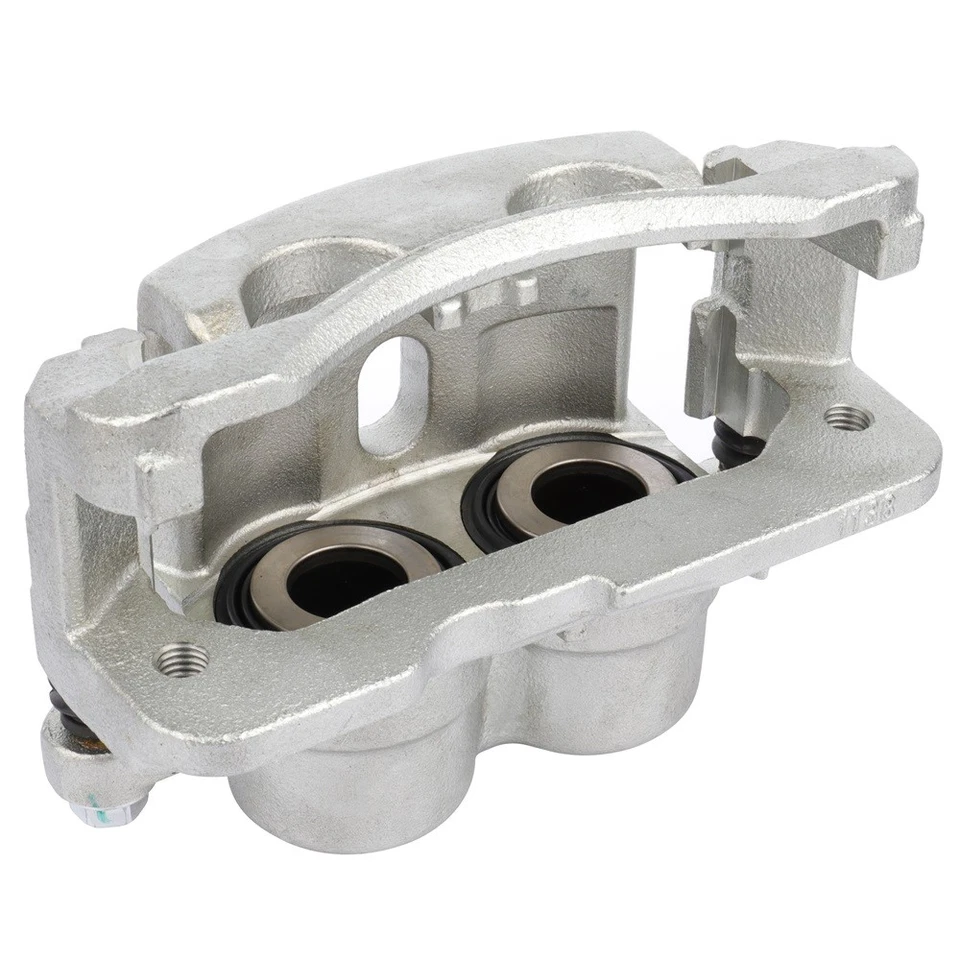 Front Brake Calipers W/ Bracket Pair For 2007-2010 Chevrolet Silverado 3500 HD Foto 3 de 4