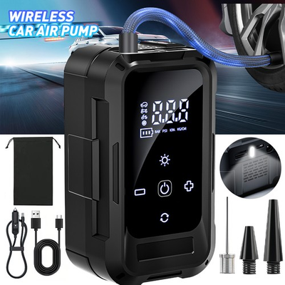 #ad Cordless Air Pump for Car Tires Inflator Portable Air Compressor 150 PSI $18.77