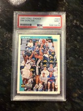 1997 Collectors Choice Tim Duncan Rookie Card #323 PSA 9 Mint. rookie card picture