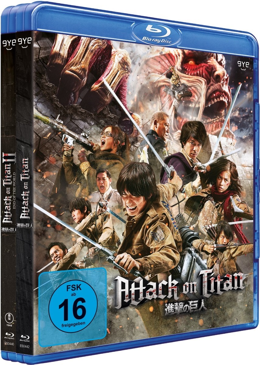 Attack on Titan - Film 1&2 Blu-ray *NEU*OVP*
