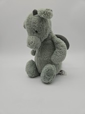 Jellycat Bashful Dragon Plush Medium 12" Sage Green Soft Stuffed Animal