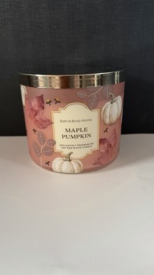 Bath & Body Works 3 Docht Kerze Ahorn Kürbis
