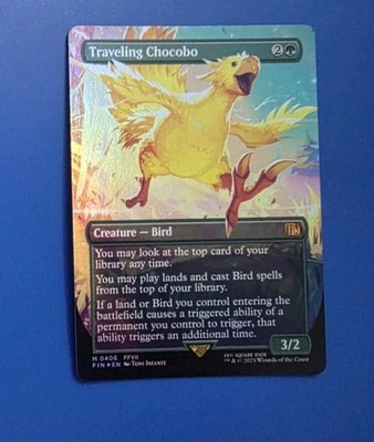 Traveling Chocobo (Borderless) Final Fantasy Foil