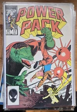 Power Pack #17 Dec. 1985 June Marvel Comics Brigman Cover Spiderman Key