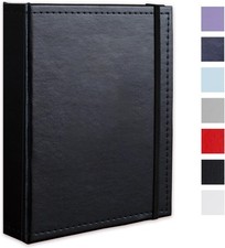 Small Photo Album 5x7 52 Pockets Leather Cover Picture Book 1 PK , Black