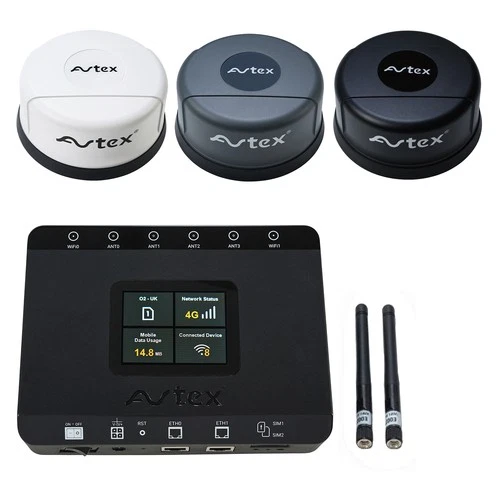 Avtex AMR104X Mobile Internet Solution 4G CAT 6 Wi-Fi SIM Superfast Router Set