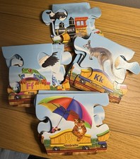 EUC Melissa  Doug Alphabet Train Floor Puzzle 28 Pieces 10 Feet Long Age 3 