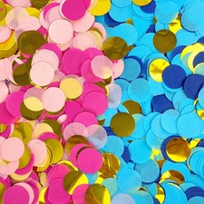 Baby Gender Reveal Kit - Pink  Blue Confetti