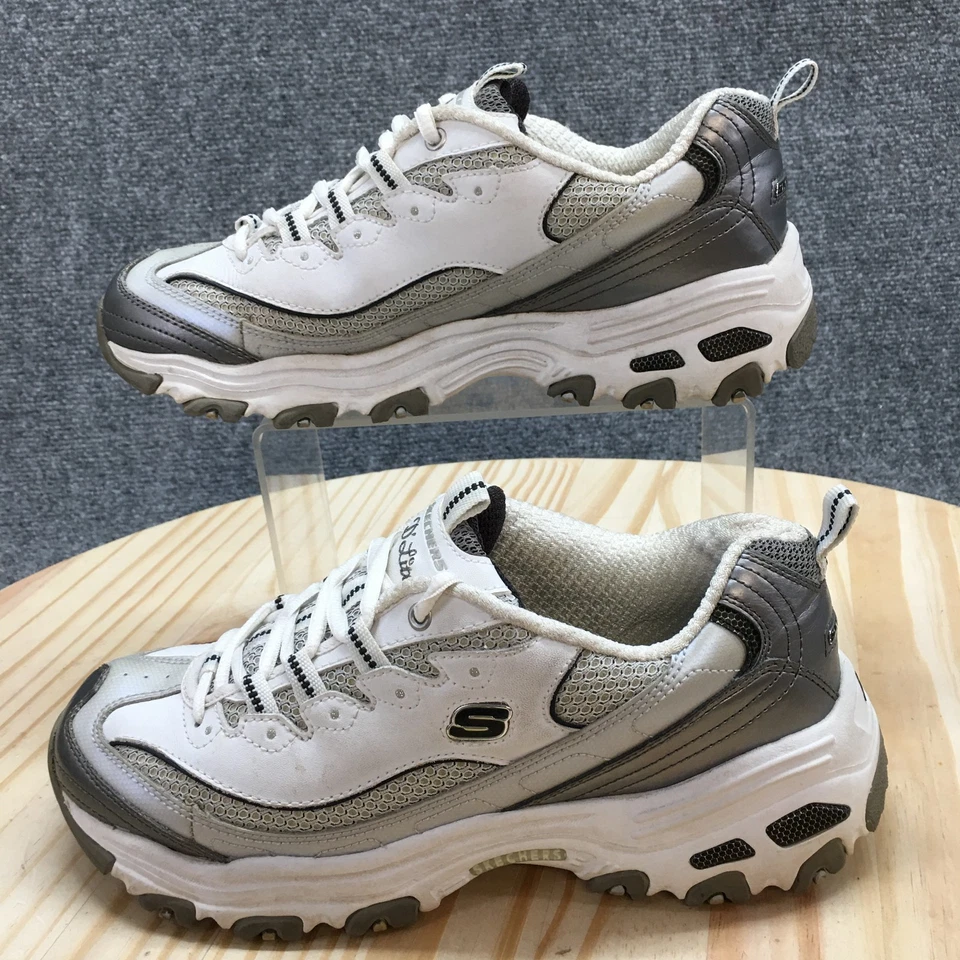 Skechers Zapatos Mujer 7.5 D'Lites Entrenadores Tenis Multicolor Con Cordones SN 11567 Foto 2 de 4