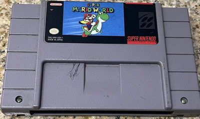 Nintendo Super Mario World Super Nintendo SNES NTSC-U/C Game Cartridge