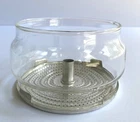 Vintage Pyrex Glass Percolator Coffee Pot Replacement Basket + Bottom Part 9 Cup