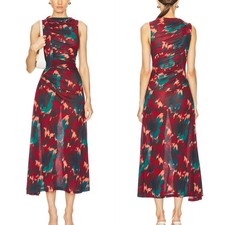 Ulla Johnson Printed Sleeveless Livia Dress w/ Side Ruching (Sz: P or 00/0) $520