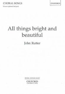 All things bright and beautiful: Unison/upper voice voca... | Buch | Zustand gut