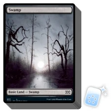 10 pcs SWAMP (377) (FULL-ART) Double Masters Magic MTG MINT CARD