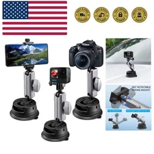 Suction Cup Mount, Camera Car Mount for Phone, Gopro, Canon, Nikon, Sony, Dig...
